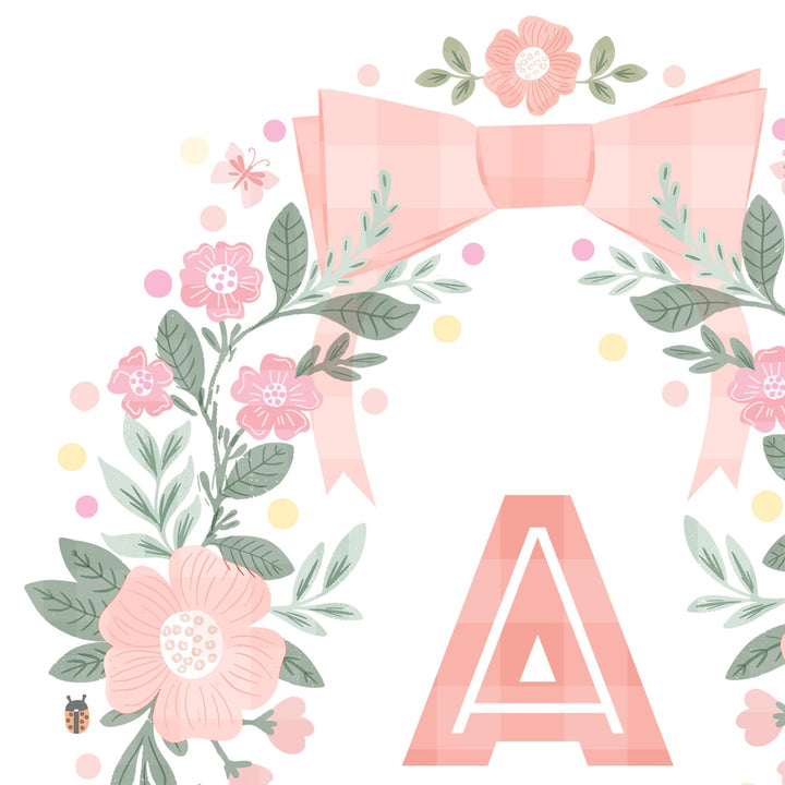 The Gathered Wreath Personalised Card - PaperPaintPixels