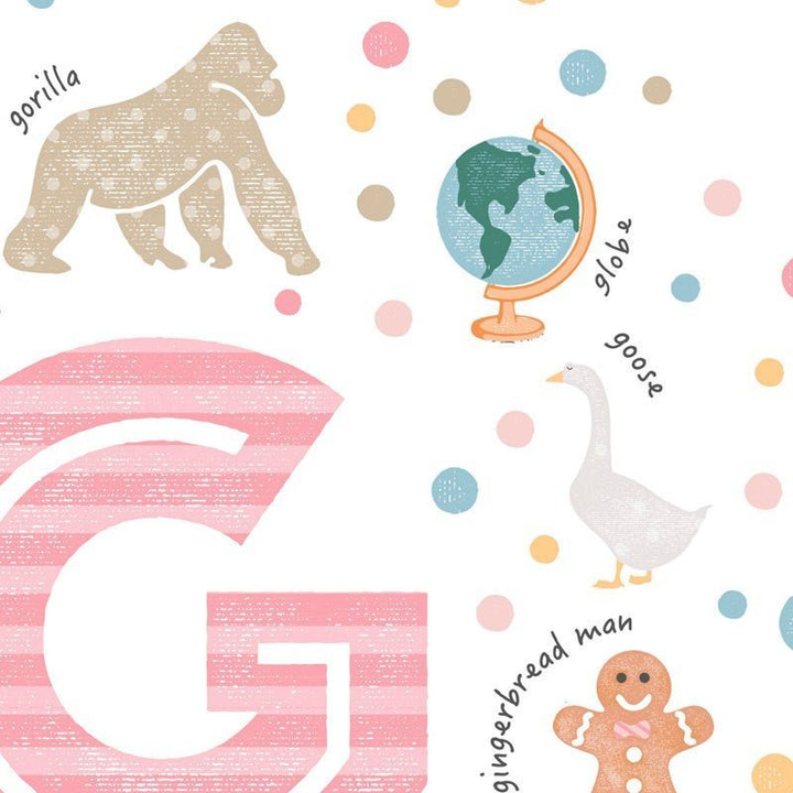 Girls Initial Letter G Print - PaperPaintPixels