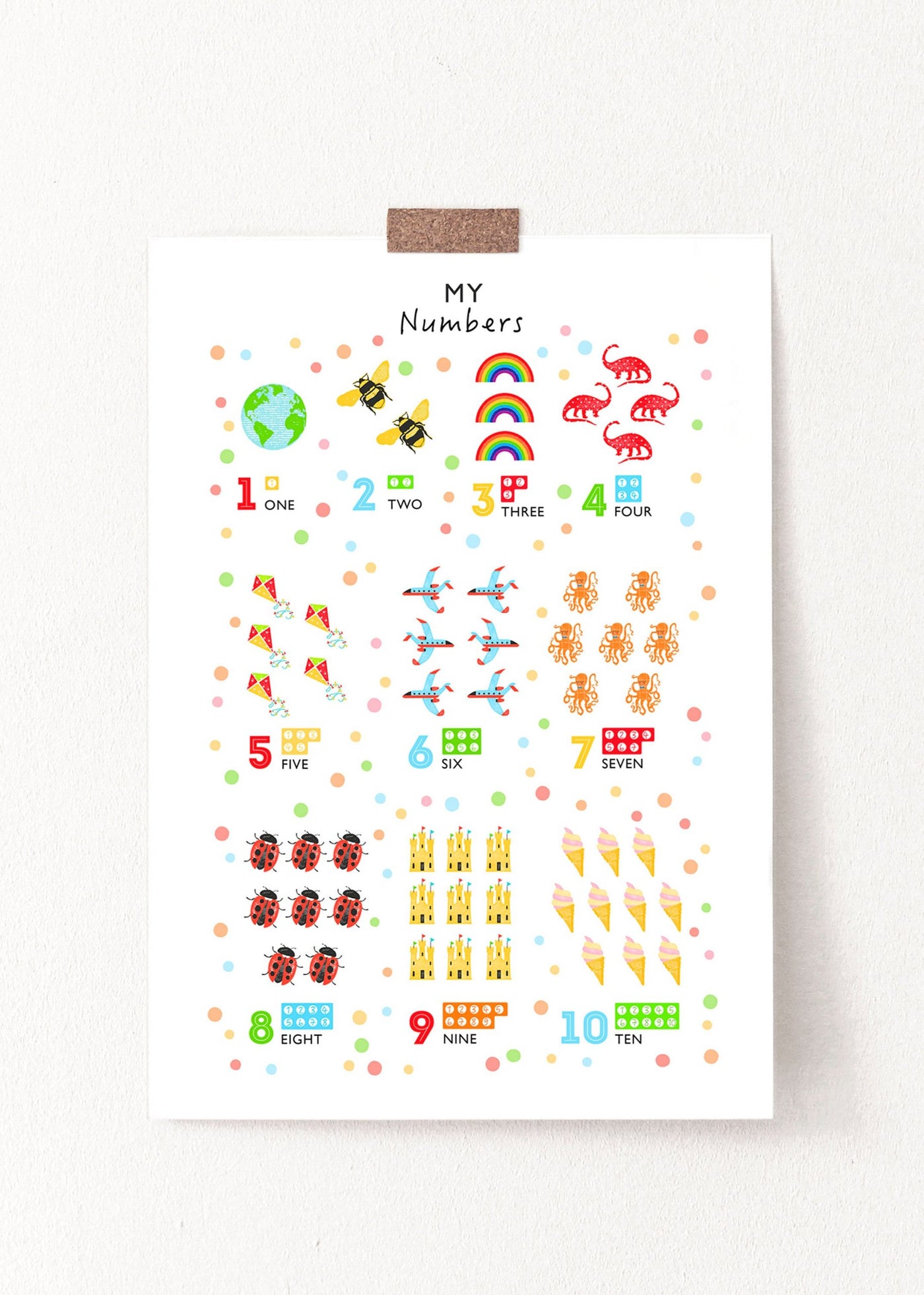 My Numbers Print - PaperPaintPixels