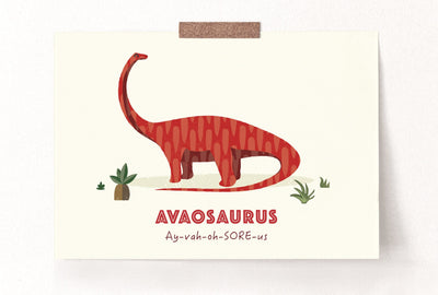 Personalized Dinosaur Wall Art - PaperPaintPixels