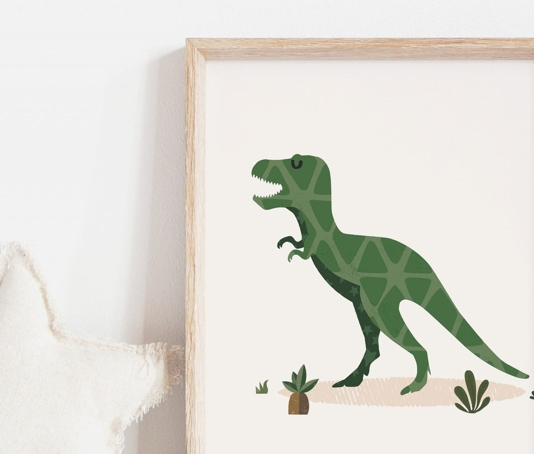 T - Rex Personalized Gift for Kids - PaperPaintPixels