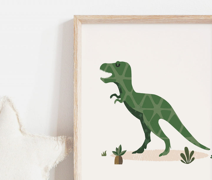 T - Rex Personalized Gift for Kids - PaperPaintPixels