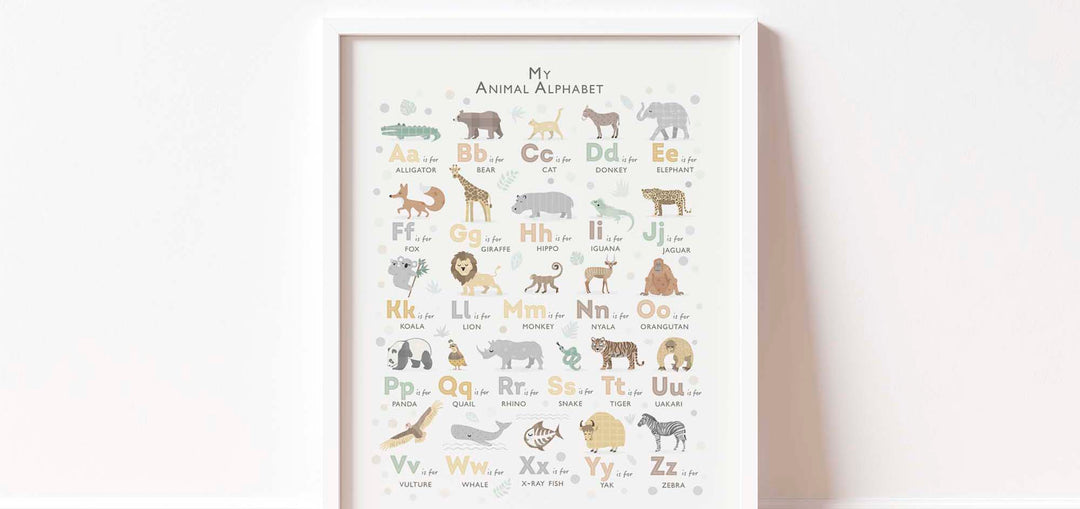 6 Cool Animal Nursery Prints for Curious Kids - PaperPaintPixels