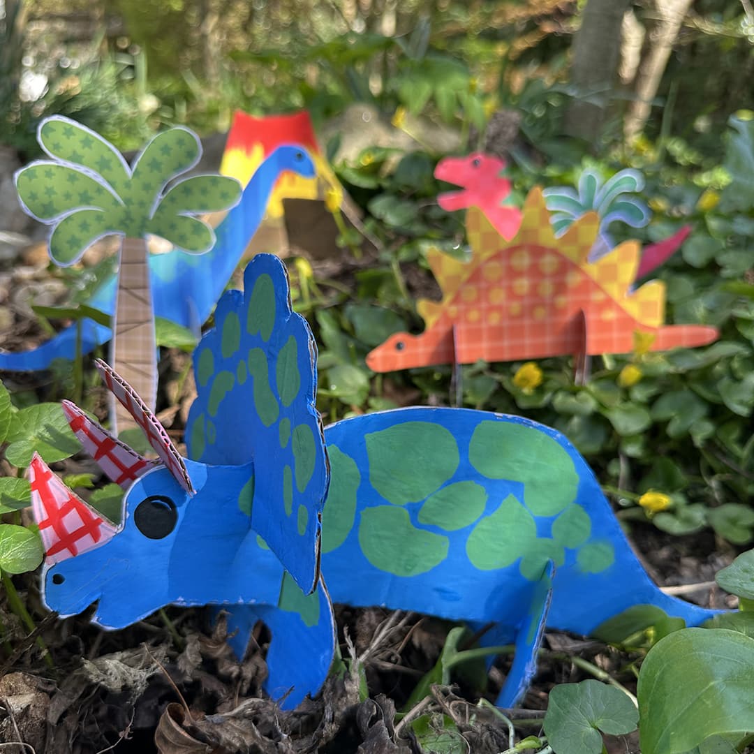 Free Dinosaur Printable: Make Your Own Dino World Craft for Kids - PaperPaintPixels