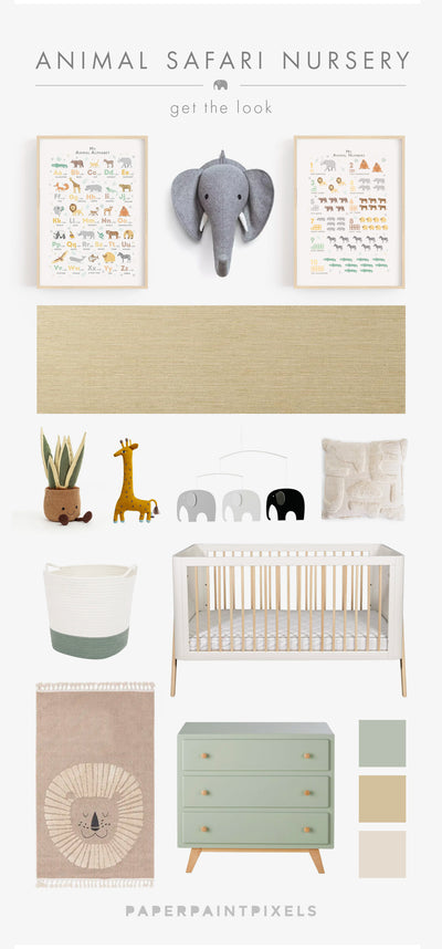 Safari Nursery Decor - 11 Gorgeous Finds To Create Your Perfect Modern Nursery