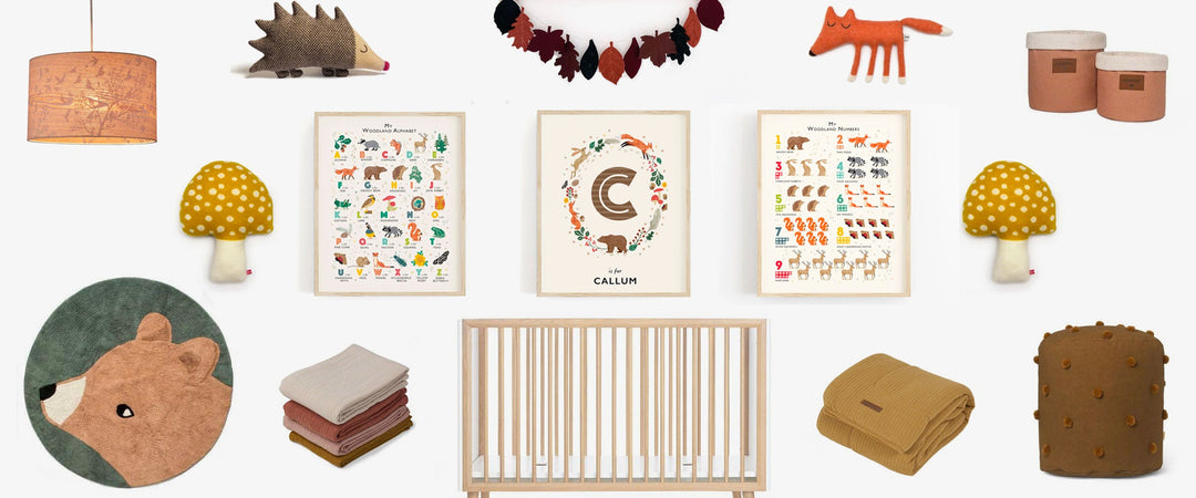 WOODLAND TREASURES BABY ROOM IDEAS - PaperPaintPixels