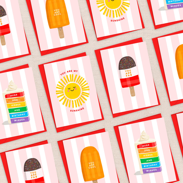 You Are My Sunshine Card, Cute Sun Greeting Card