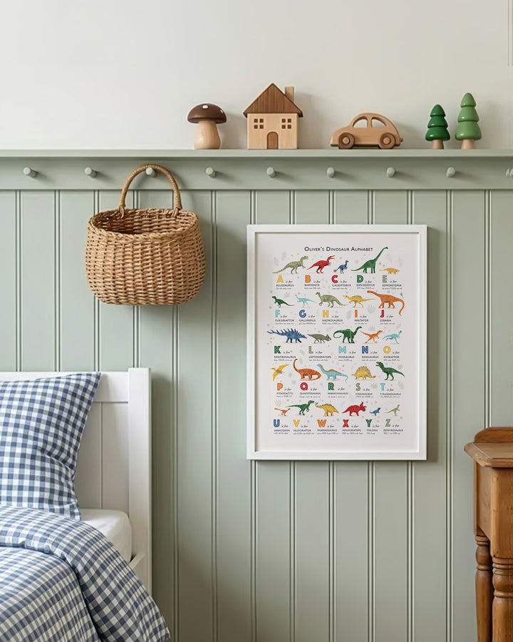 The Dinosaur Alphabet Print