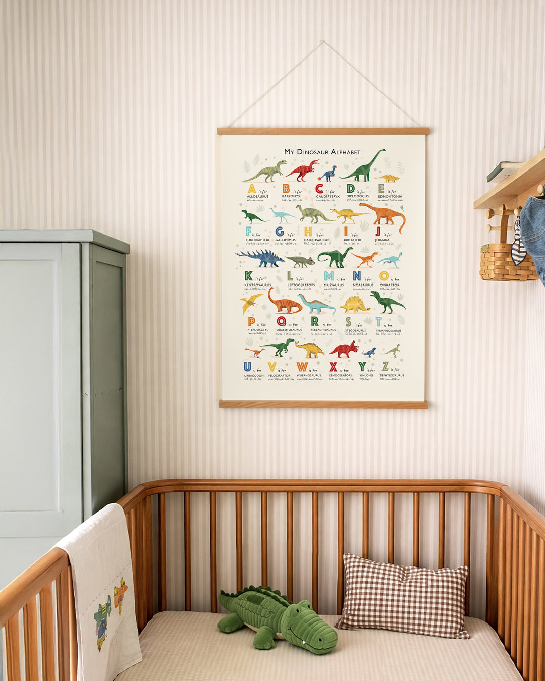 The Dinosaur Alphabet Print