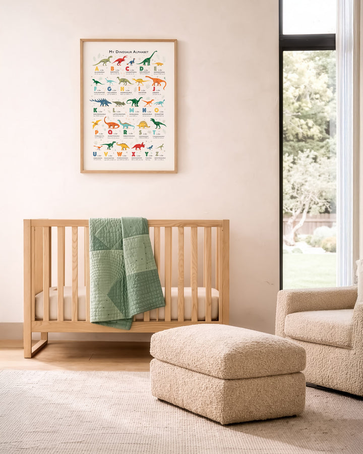 The Dinosaur Alphabet Print