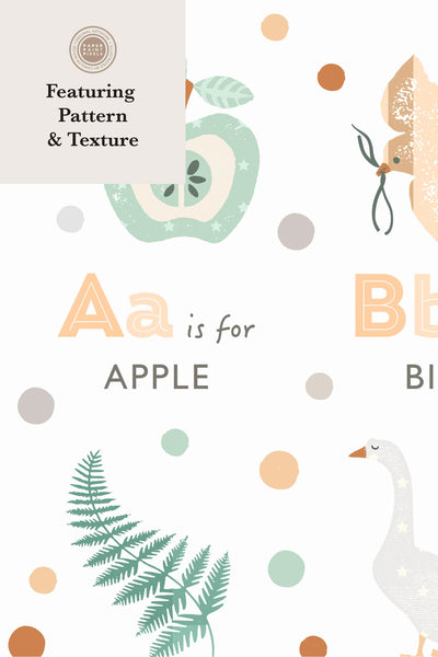 Children's Boho Alphabet Nursery Print