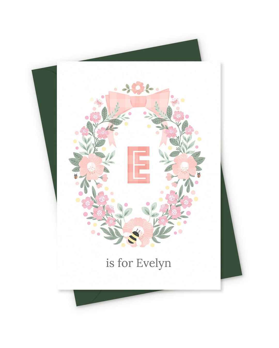 The Gathered Wreath Personalised Card