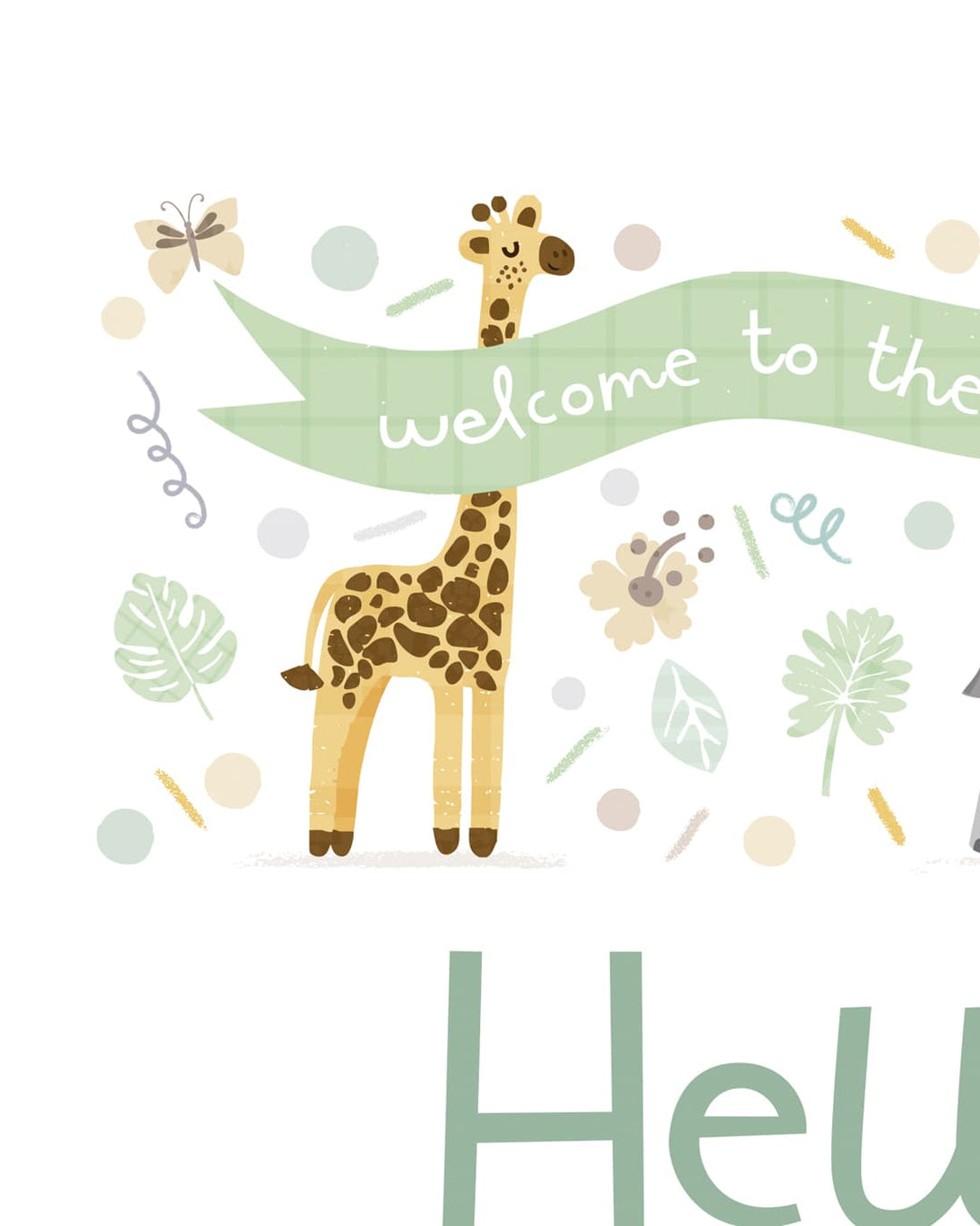 The Safari Parade Personalised Card