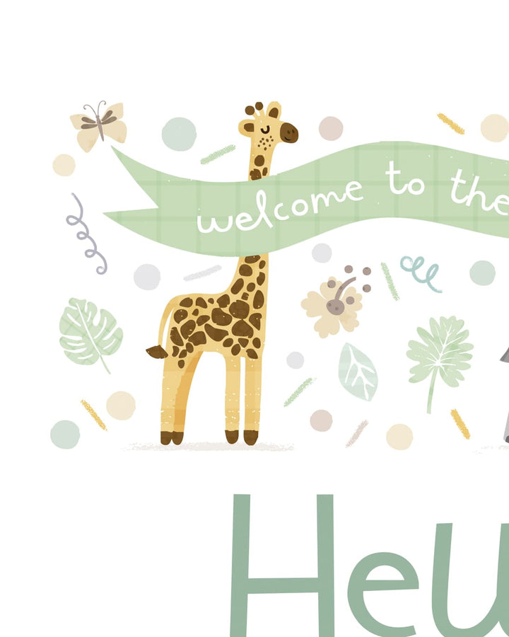 The Safari Parade Personalised Card