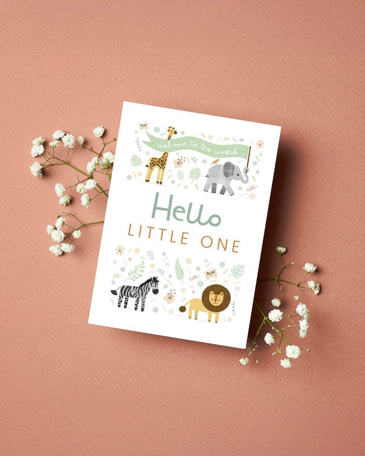 The Safari Parade Personalised Card