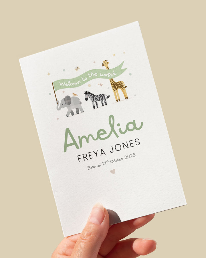 The Gentle Friends New Baby Card