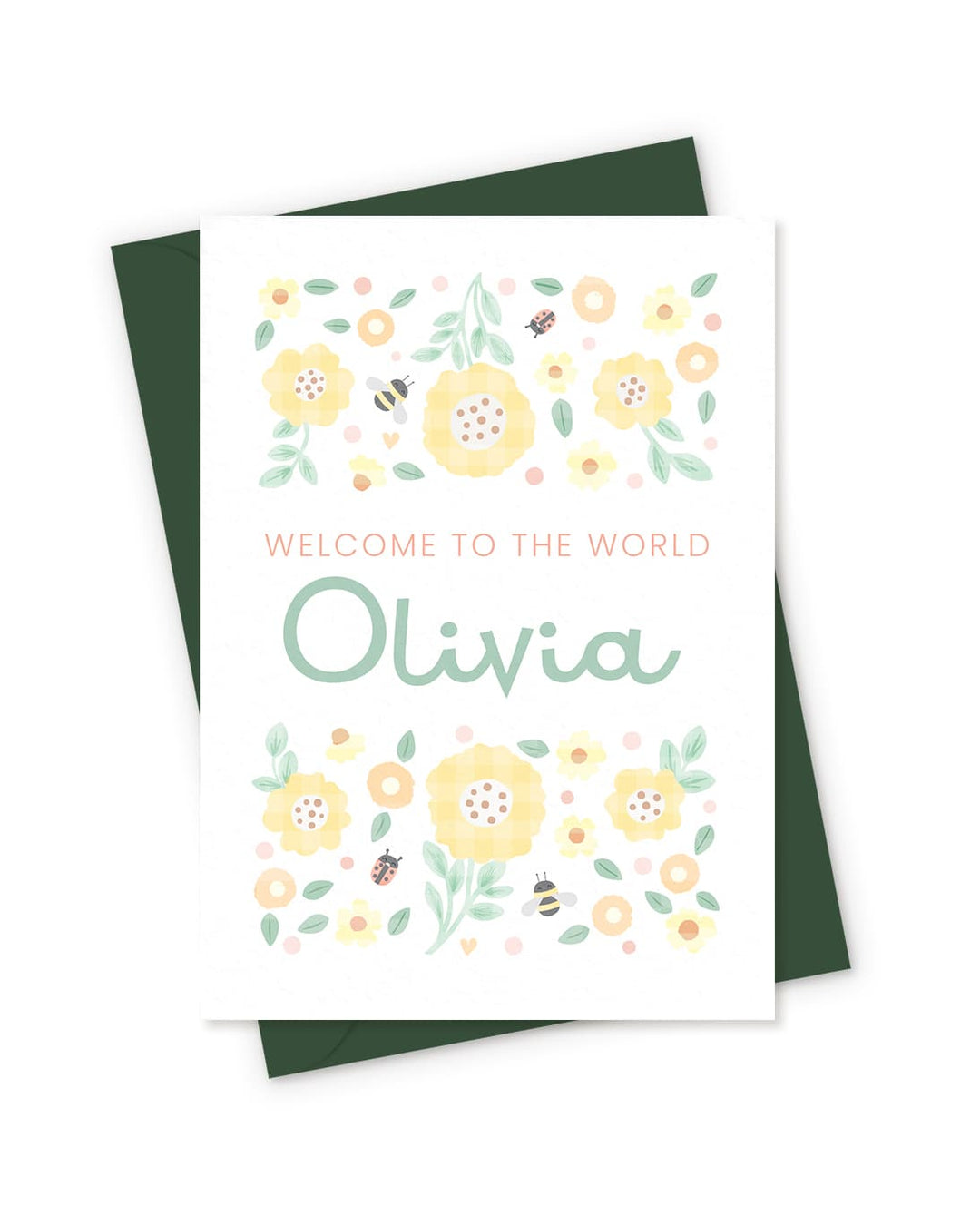 The Wildflower Welcome Card - PaperPaintPixels