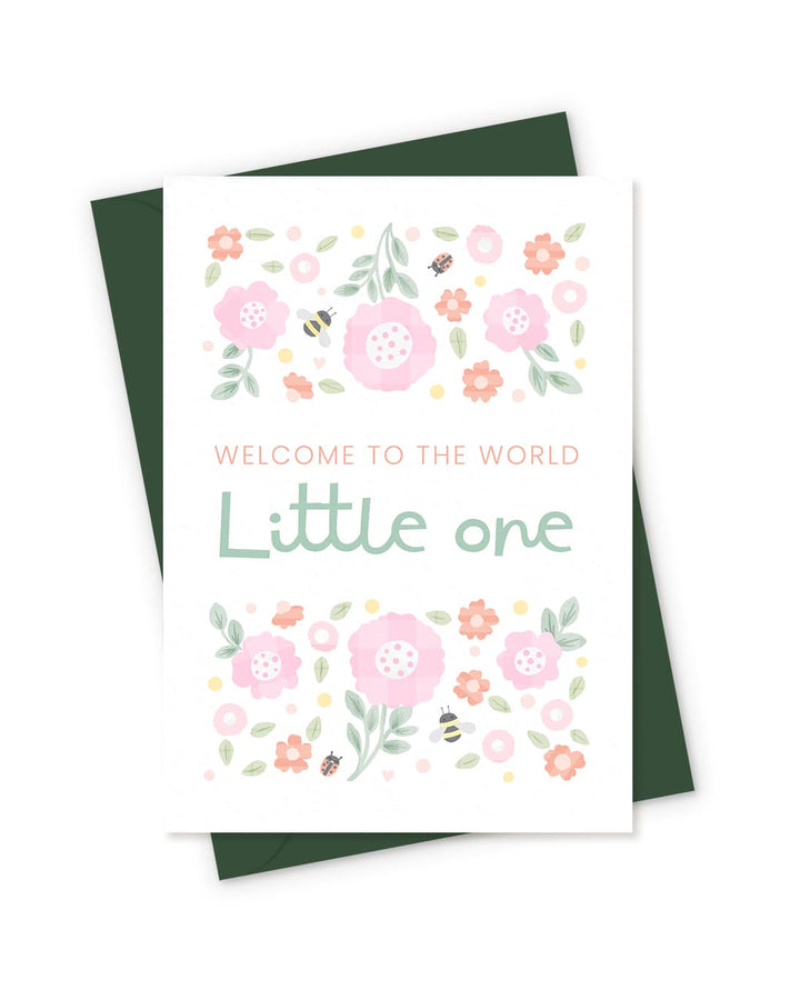 The Wildflower Welcome Card - PaperPaintPixels