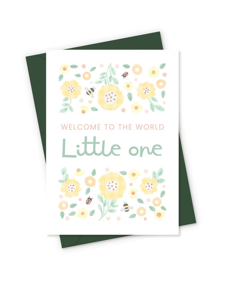 The Wildflower Welcome Card - PaperPaintPixels