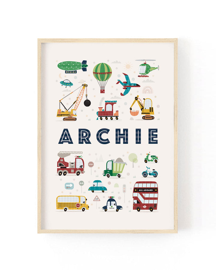 A framed personalized children&