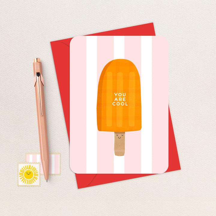 You Are Cool Card, Cute Ice Lolly Birthday Card