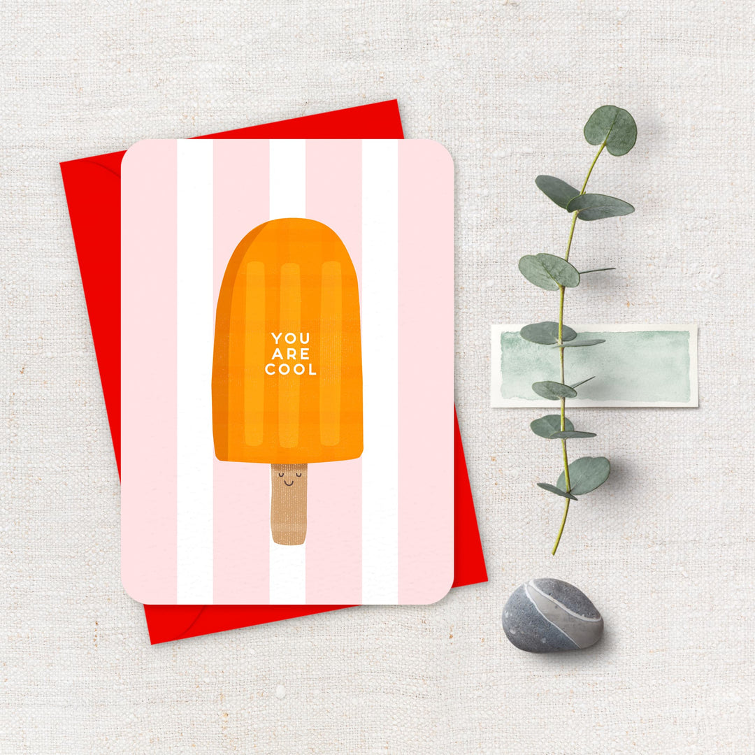 You Are Cool Card, Cute Ice Lolly Birthday Card