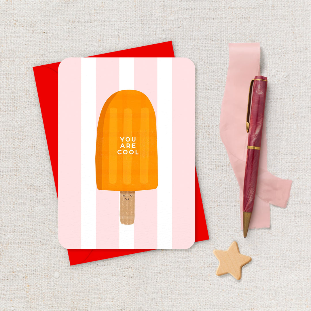 You Are Cool Card, Cute Ice Lolly Birthday Card
