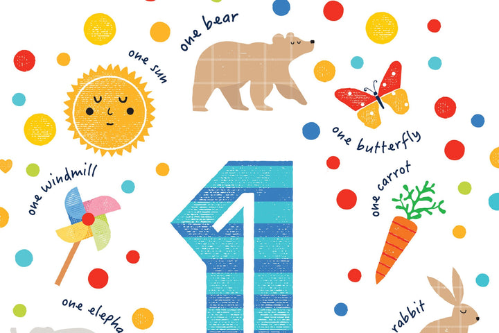 Set of 123 Numbers Prints - PaperPaintPixels