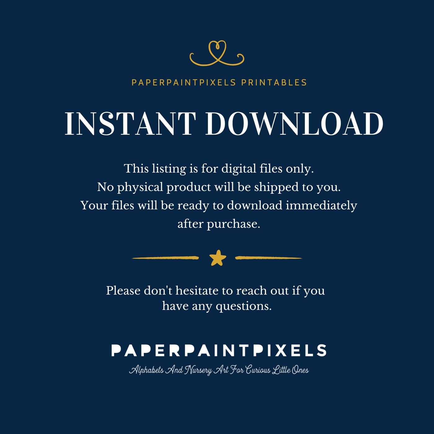 Page of text : instant download, digital files only- no physical product