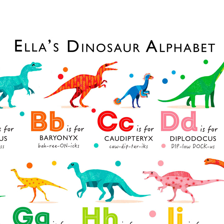 A Cheerful Prehistoric A - Z - PaperPaintPixels