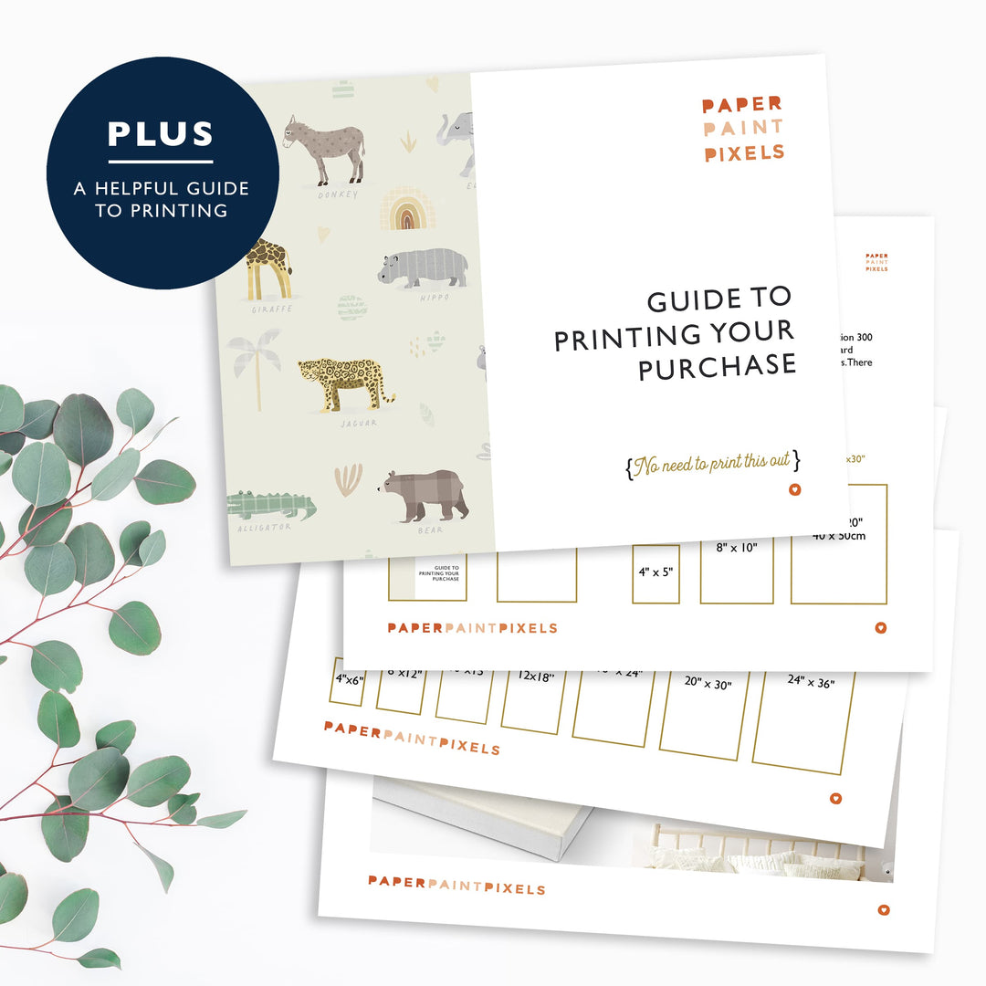 An Alphabet for Little Explorers | Instant Download - PaperPaintPixels