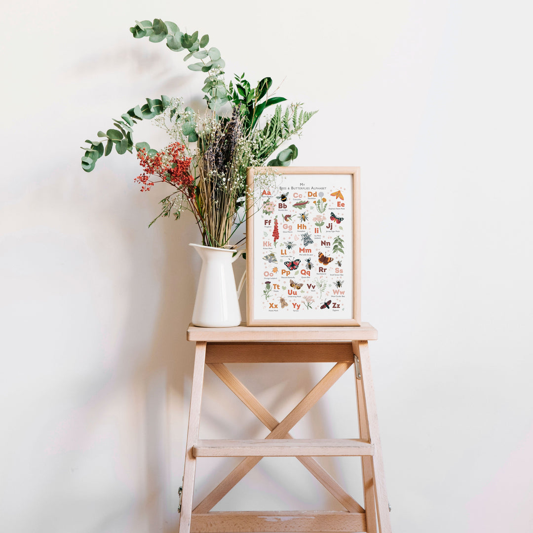 An Alphabet of Wings & Petals - PaperPaintPixels