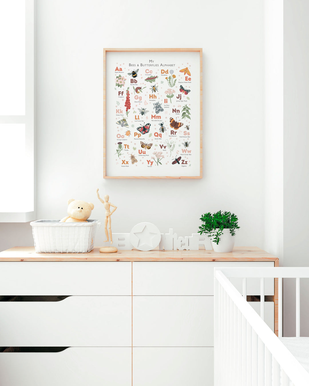 An Alphabet of Wings & Petals - PaperPaintPixels