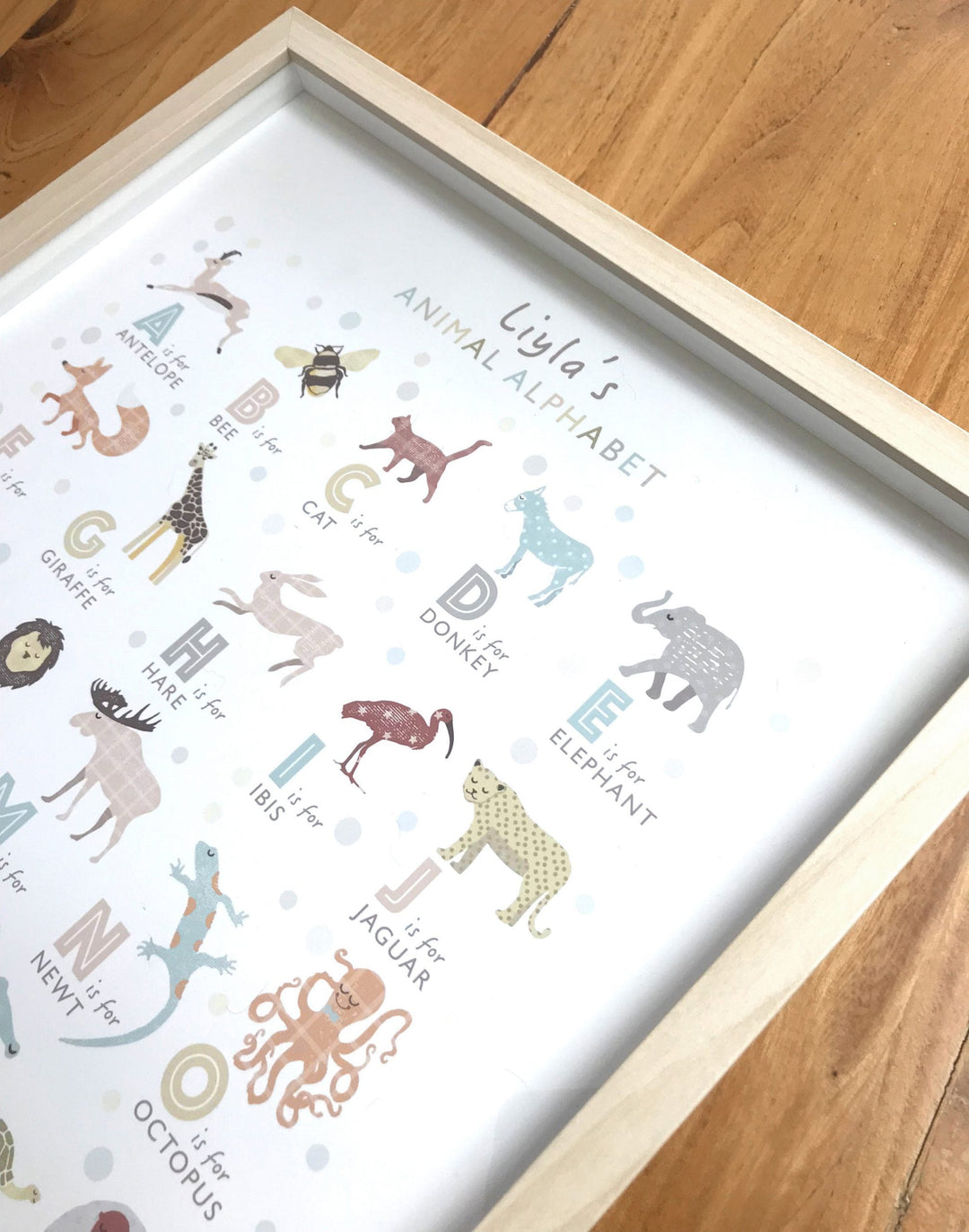 Animal Alphabet Print, S is for Swan - PaperPaintPixels