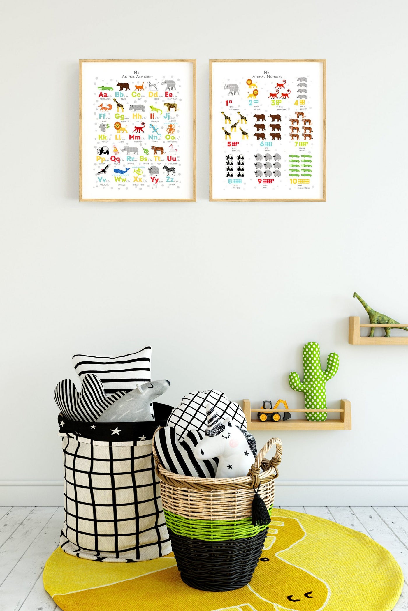 Bright Animal Print Set - PaperPaintPixels