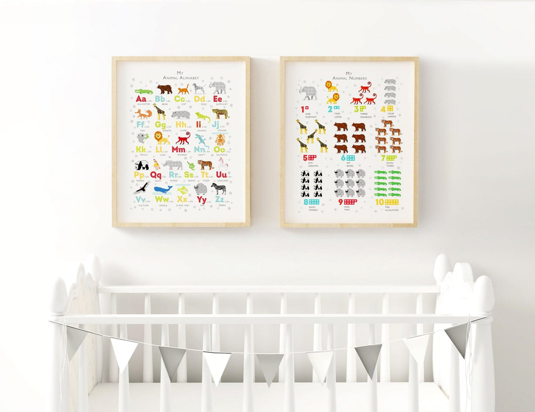 Bright Animal Print Set - PaperPaintPixels