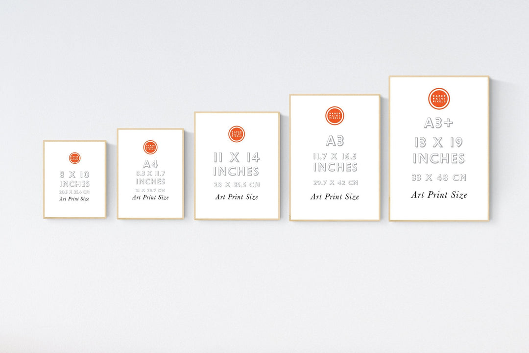 Bright Dinosaur Alphabet and Numbers Print Set of Two - PaperPaintPixels