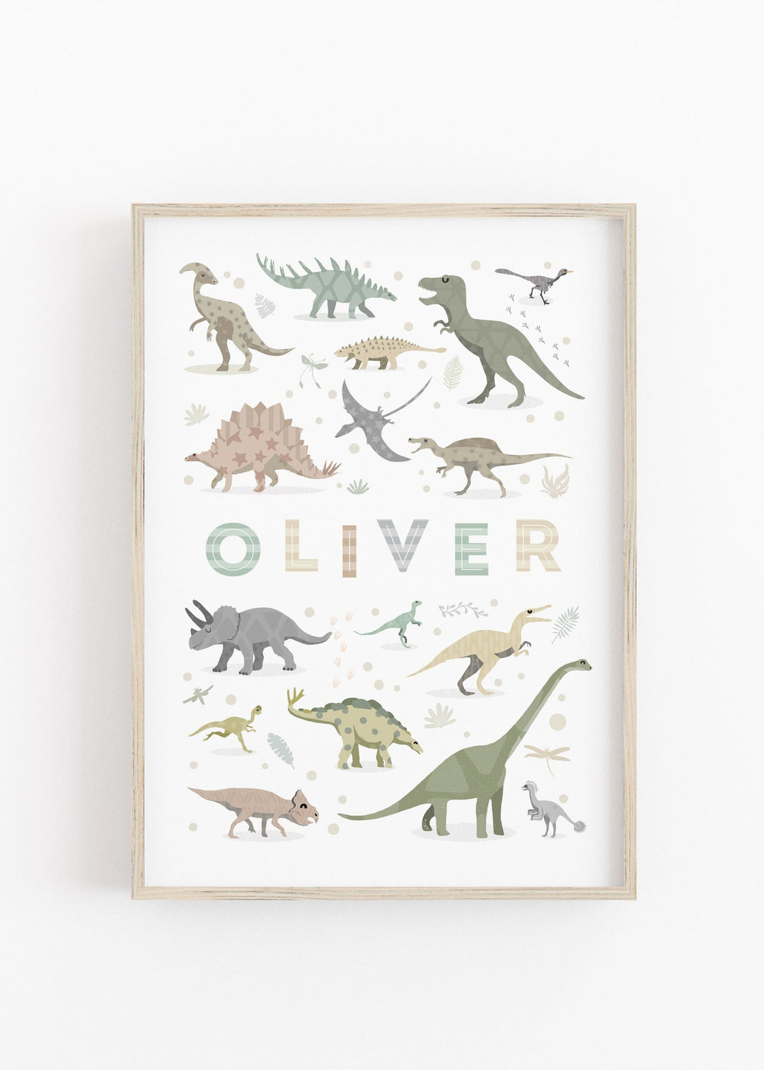 Dinosaur Explorer's Name Print - PaperPaintPixels