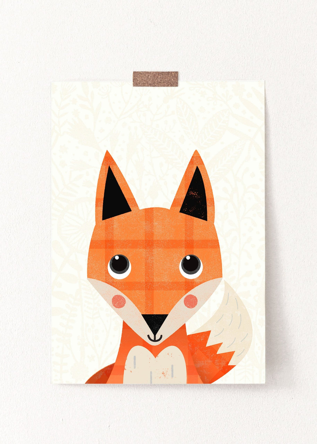 Woodland Fox Nursery Print - PaperPaintPixels