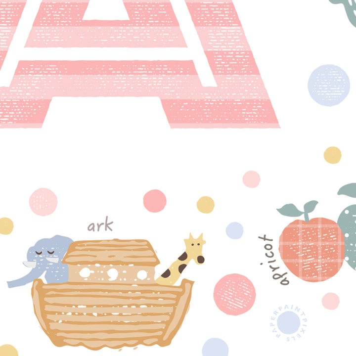 Girls Initial Letter A Print - PaperPaintPixels