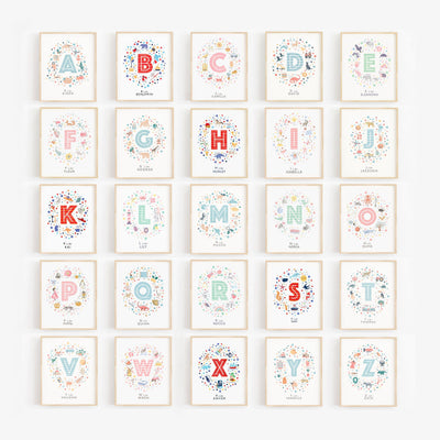 Girls Initial Letter S Print - PaperPaintPixels