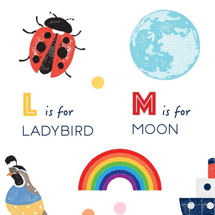 My Alphabet Poster - Uppercase - PaperPaintPixels