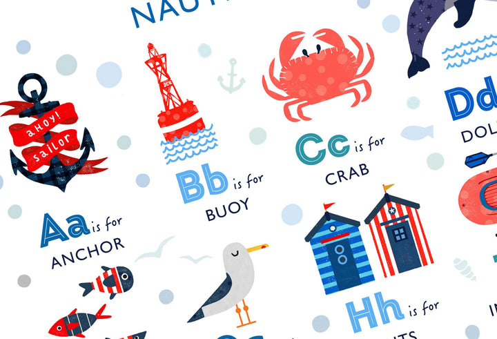 Nautical Print Set of 3 - PaperPaintPixels