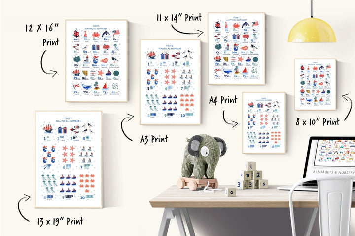 Nautical Print Set of 3 - PaperPaintPixels