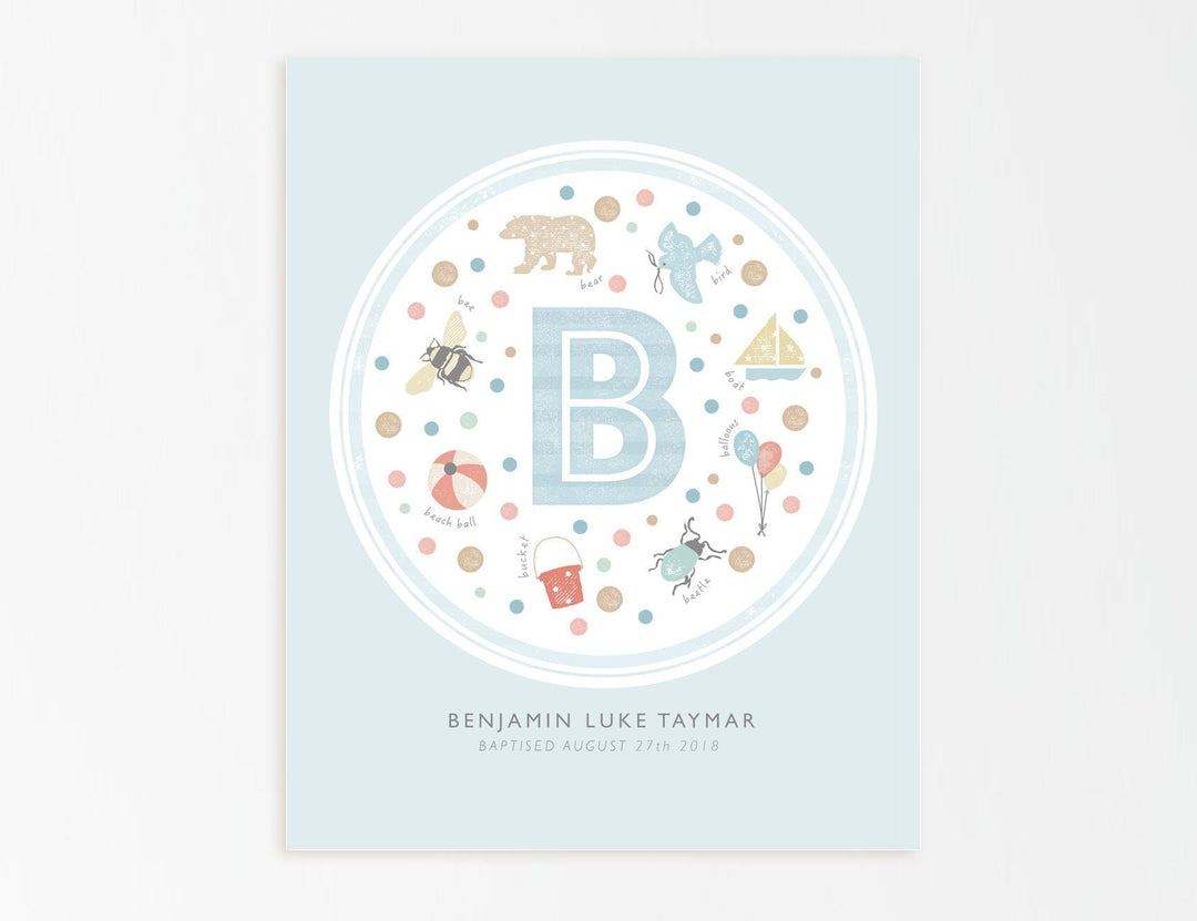 Personalised Christening Gift - PaperPaintPixels