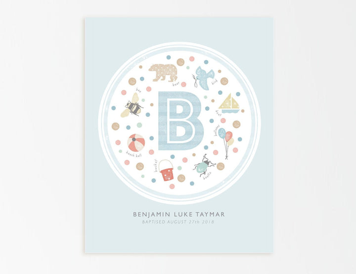 Personalised Christening Gift - PaperPaintPixels