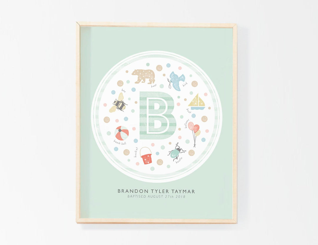 Personalised Christening Gift - PaperPaintPixels
