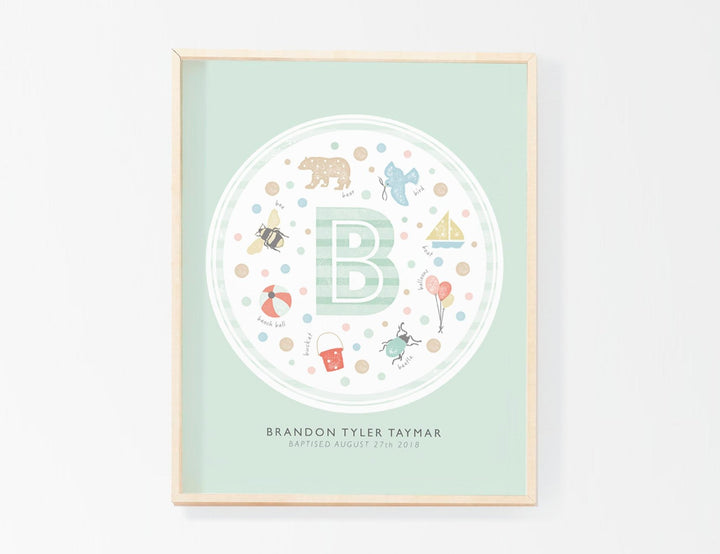 Personalised Christening Gift - PaperPaintPixels