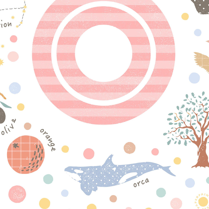 Personalised Girls Nursery Print Set - PaperPaintPixels