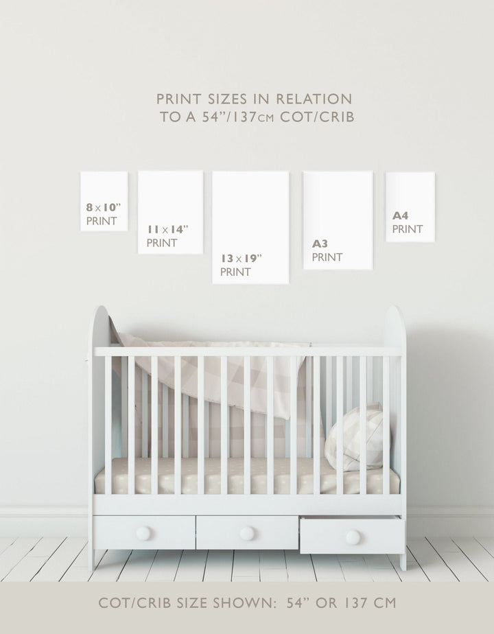 Personalised Name & Alphabet Art Print Set - PaperPaintPixels